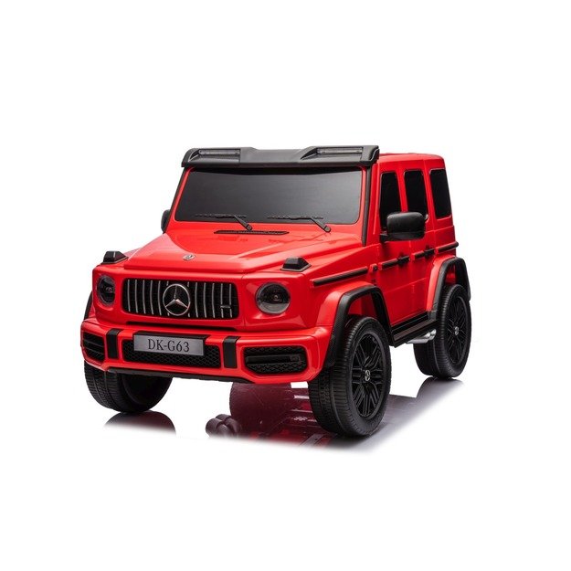 Dvivietis elektrinis visureigis vaikams Mercedes Benz G63 AMG XXL, raudonas