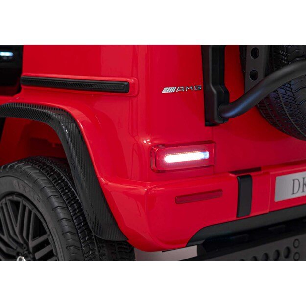 Dvivietis elektrinis visureigis vaikams Mercedes Benz G63 AMG XXL, raudonas