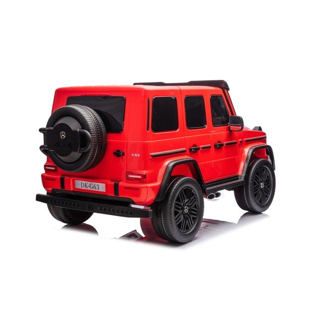 Dvivietis elektrinis visureigis vaikams Mercedes Benz G63 AMG XXL, raudonas