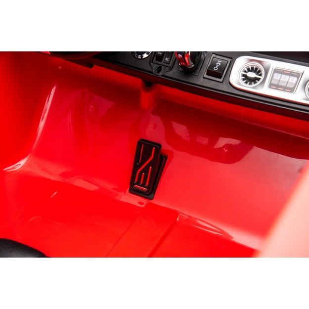Dvivietis elektrinis visureigis vaikams Mercedes Benz G63 AMG XXL, raudonas