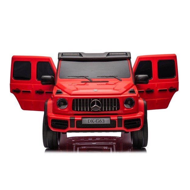 Dvivietis elektrinis visureigis vaikams Mercedes Benz G63 AMG XXL, raudonas