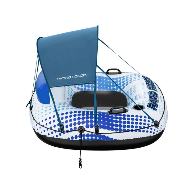 Pripučiamas ratas su atlošu ir stogeliu 123cm, Bestway 43725