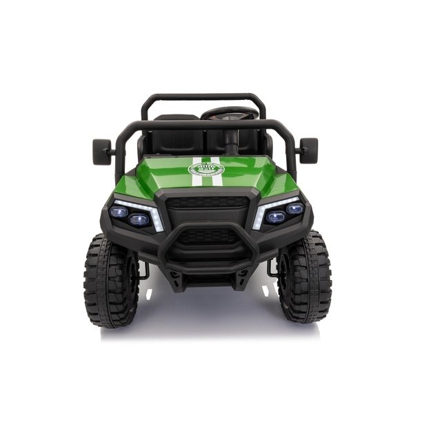 Dvivietis elektrinis visureigis vaikams Champion Pick-Up, žalias