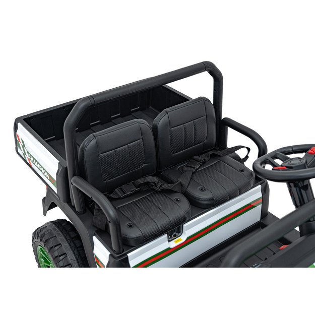 Dvivietis elektrinis visureigis vaikams Champion Pick-Up, žalias