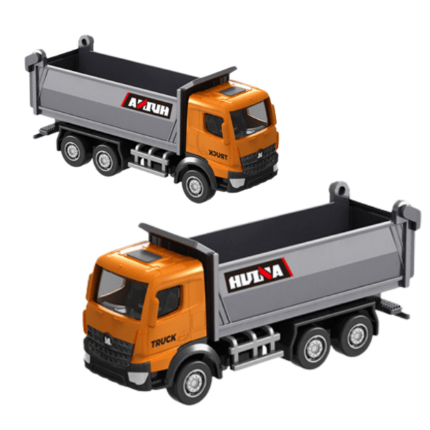 Metalinis savivarčio sunkvežimis vaikams 1:80, oranžinis