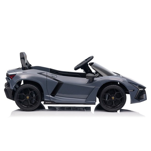 Vienvietis elektromobilis vaikams Lamborghini Revuelto, pilkas