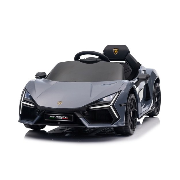 Vienvietis elektromobilis vaikams Lamborghini Revuelto, pilkas