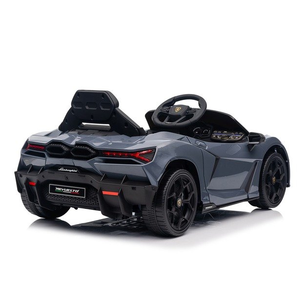 Vienvietis elektromobilis vaikams Lamborghini Revuelto, pilkas