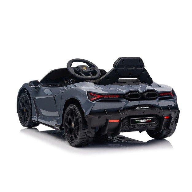 Vienvietis elektromobilis vaikams Lamborghini Revuelto, pilkas