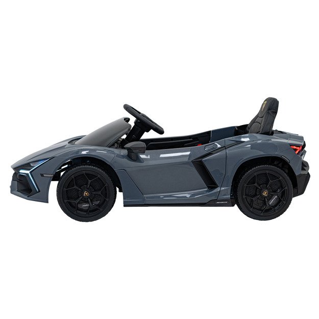 Vienvietis elektromobilis vaikams Lamborghini Revuelto, pilkas