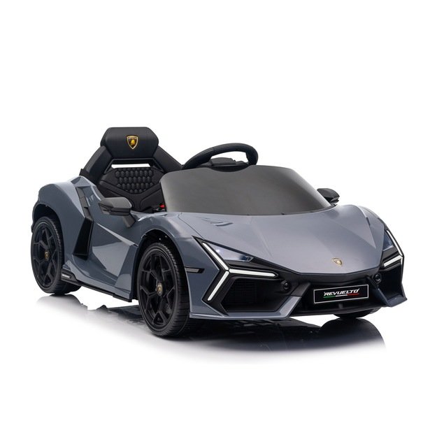 Vienvietis elektromobilis vaikams Lamborghini Revuelto, pilkas