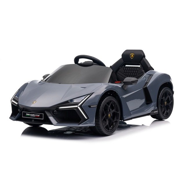 Vienvietis elektromobilis vaikams Lamborghini Revuelto, pilkas