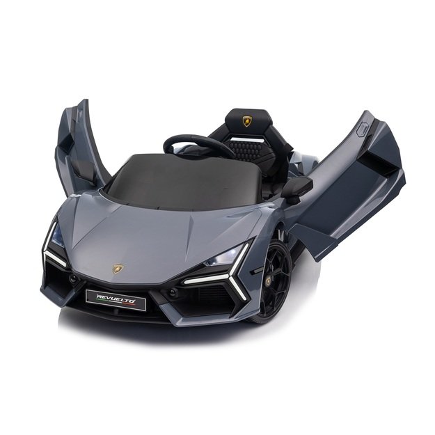 Vienvietis elektromobilis vaikams Lamborghini Revuelto, pilkas