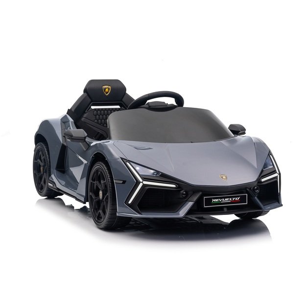 Vienvietis elektromobilis vaikams Lamborghini Revuelto, pilkas