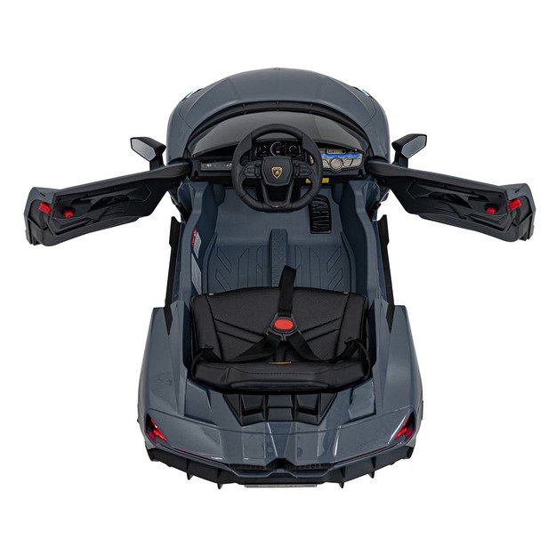 Vienvietis elektromobilis vaikams Lamborghini Revuelto, pilkas