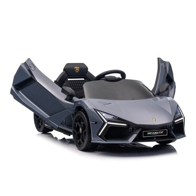 Vienvietis elektromobilis vaikams Lamborghini Revuelto, pilkas