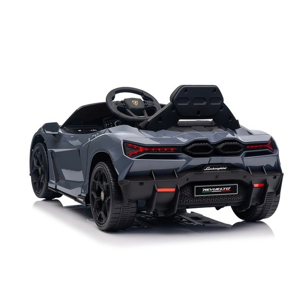 Vienvietis elektromobilis vaikams Lamborghini Revuelto, pilkas