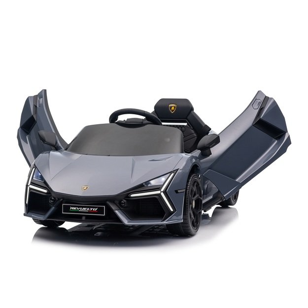 Vienvietis elektromobilis vaikams Lamborghini Revuelto, pilkas