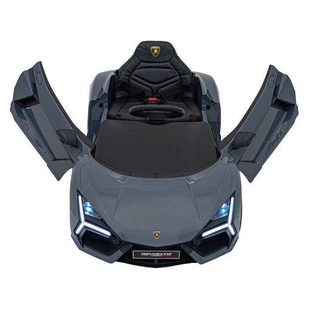 Vienvietis elektromobilis vaikams Lamborghini Revuelto, pilkas