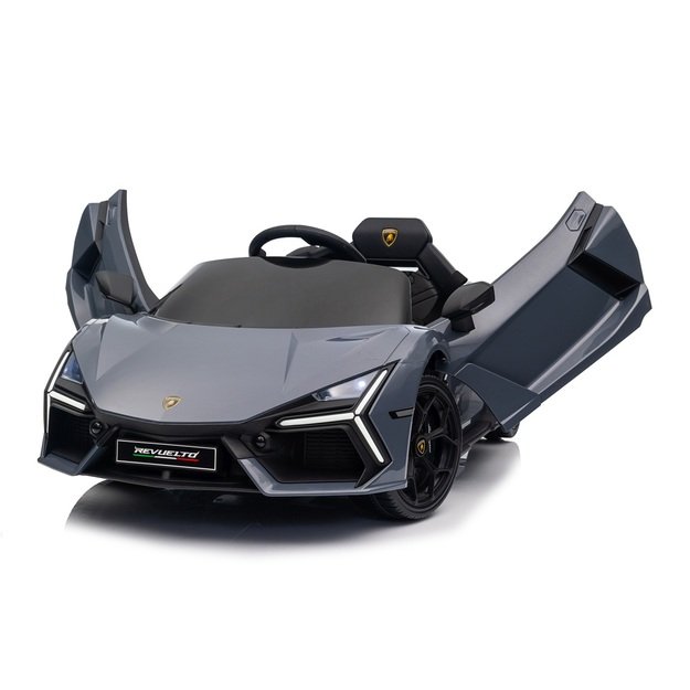 Vienvietis elektromobilis vaikams Lamborghini Revuelto, pilkas