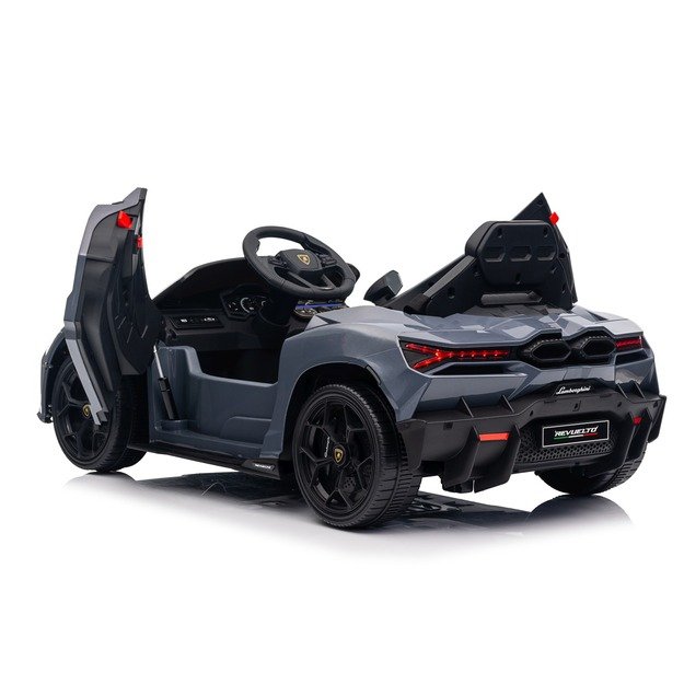 Vienvietis elektromobilis vaikams Lamborghini Revuelto, pilkas