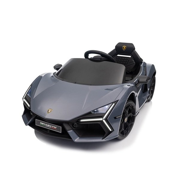 Vienvietis elektromobilis vaikams Lamborghini Revuelto, pilkas