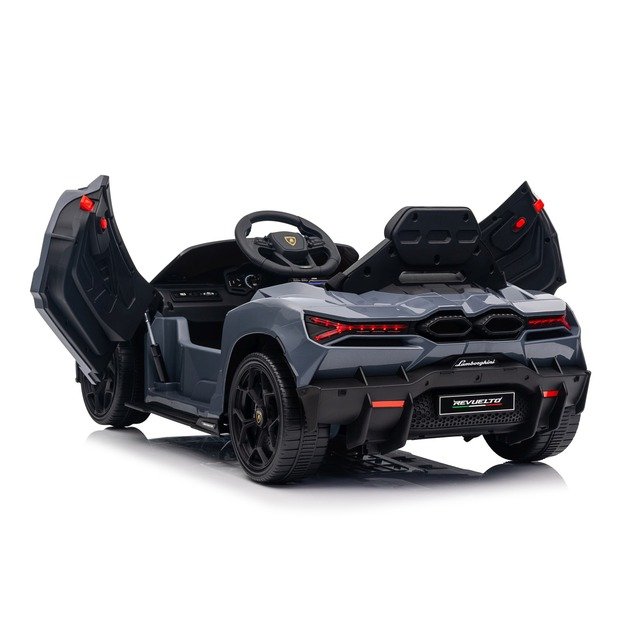 Vienvietis elektromobilis vaikams Lamborghini Revuelto, pilkas