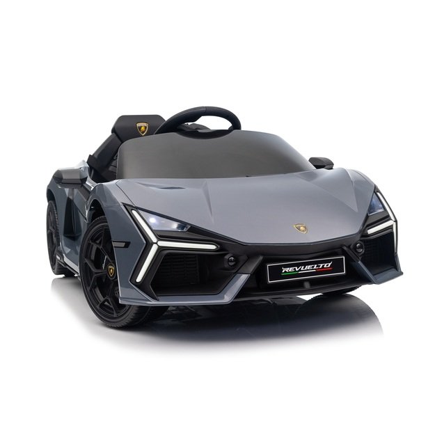 Vienvietis elektromobilis vaikams Lamborghini Revuelto, pilkas