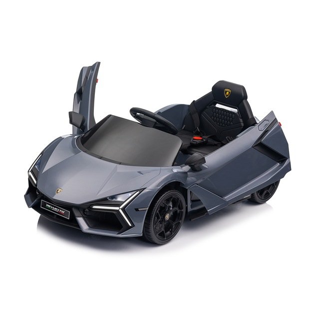 Vienvietis elektromobilis vaikams Lamborghini Revuelto, pilkas