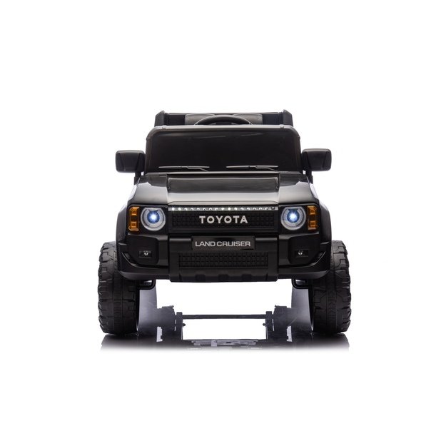 Vienvietis elektrinis džipas vaikams Toyota Land Cruiser PRADO, juodas