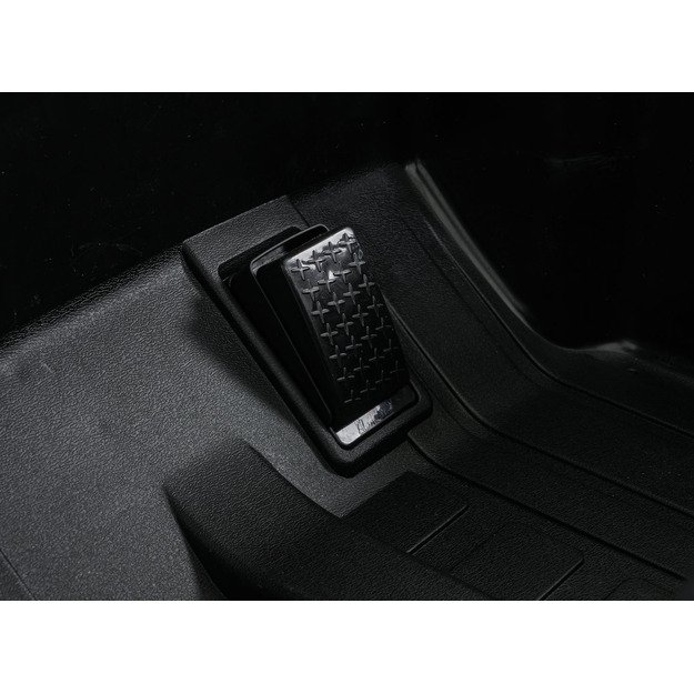 Vienvietis elektrinis džipas vaikams Toyota Land Cruiser PRADO, juodas