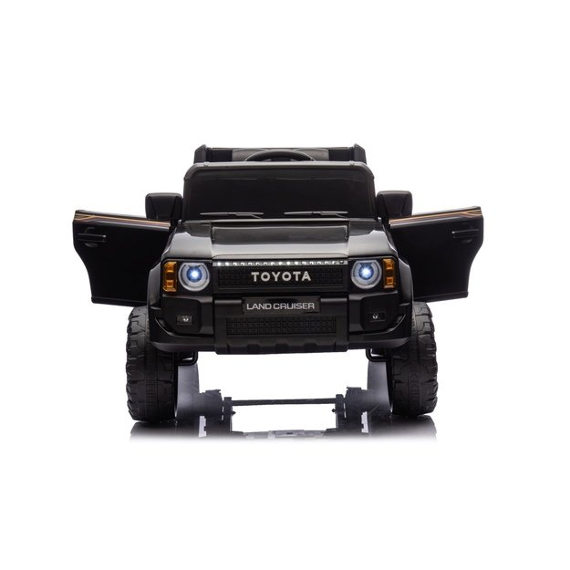 Vienvietis elektrinis džipas vaikams Toyota Land Cruiser PRADO, juodas