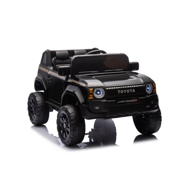 Vienvietis elektrinis džipas vaikams Toyota Land Cruiser PRADO, juodas