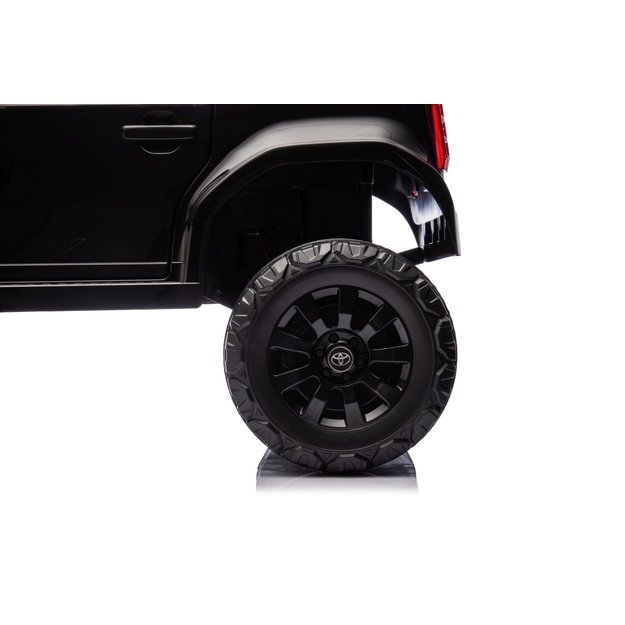 Vienvietis elektrinis džipas vaikams Toyota Land Cruiser PRADO, juodas