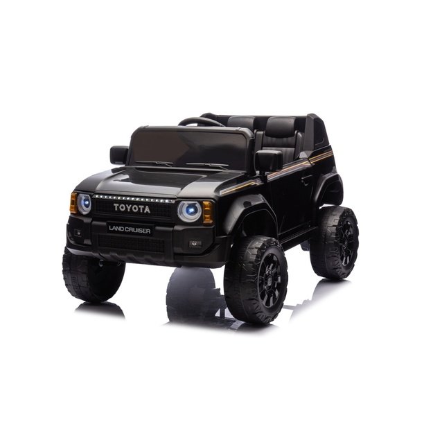 Vienvietis elektrinis džipas vaikams Toyota Land Cruiser PRADO, juodas