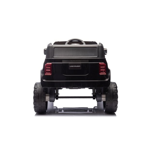 Vienvietis elektrinis džipas vaikams Toyota Land Cruiser PRADO, juodas