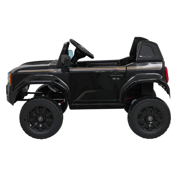 Vienvietis elektrinis džipas vaikams Toyota Land Cruiser PRADO, juodas