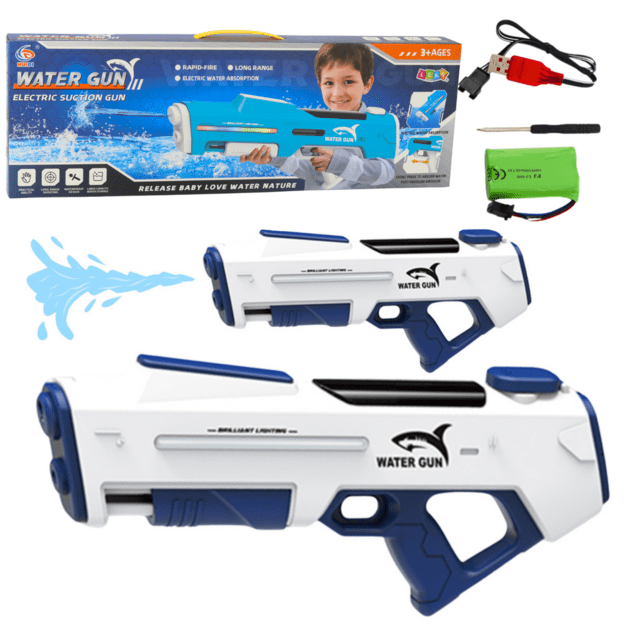 Automatinis vandens pistoletas vaikams 1000ml, baltas
