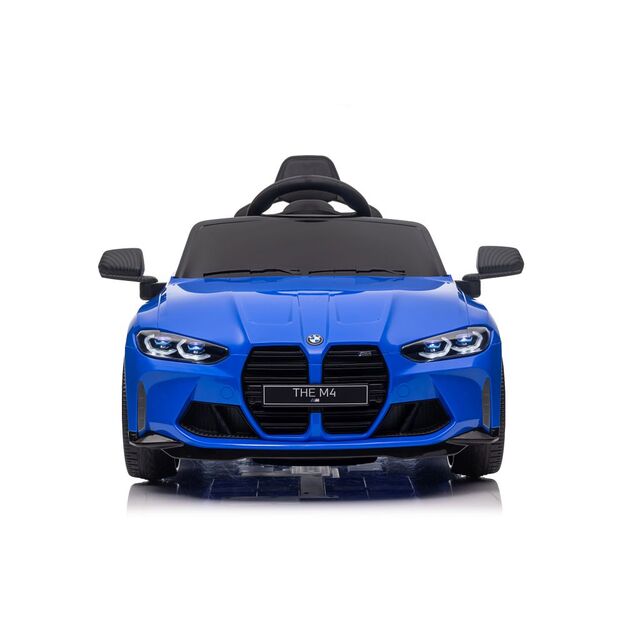 Vienvietis elektromobilis vaikams BMW M4, mėlynas
