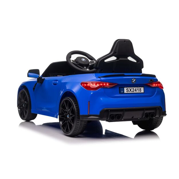 Vienvietis elektromobilis vaikams BMW M4, mėlynas