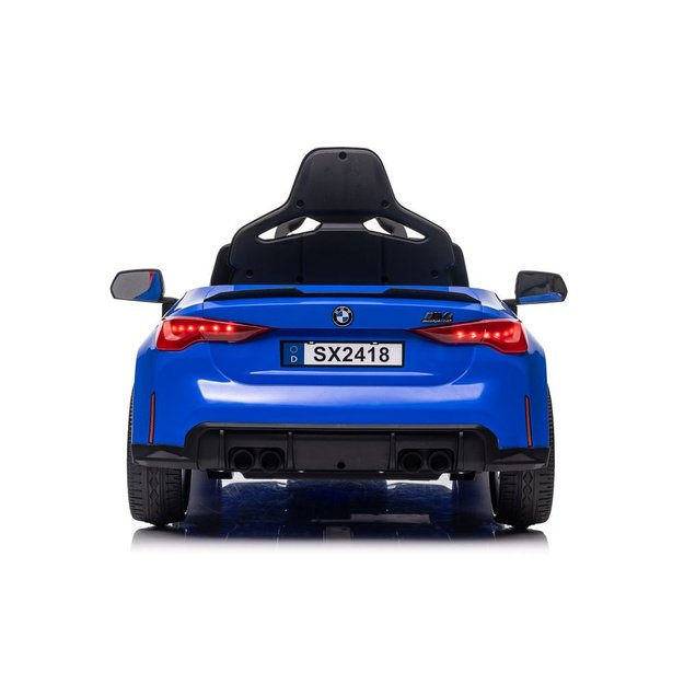 Vienvietis elektromobilis vaikams BMW M4, mėlynas