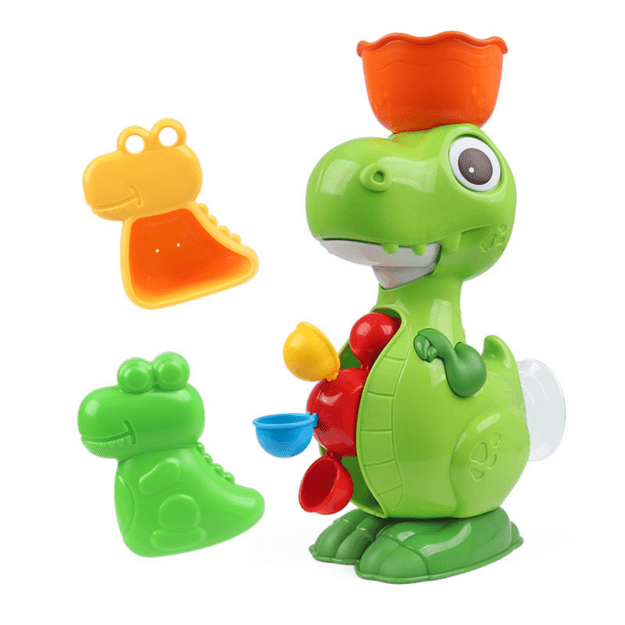 Vonios žaislų rinkinys vaikams „Dinozauras“ 8 el.