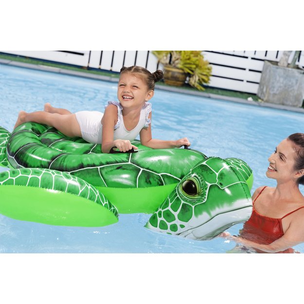 Pripučiamas vėžlio formos čiužinys 150x145cm, Bestway 41524