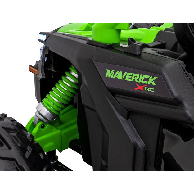 Dvivietis bagis Can-am Maverick Turbo RR STRONG, žalias