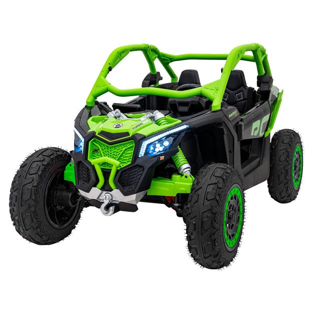 Dvivietis bagis Can-am Maverick Turbo RR STRONG, žalias