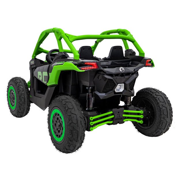 Dvivietis bagis Can-am Maverick Turbo RR STRONG, žalias