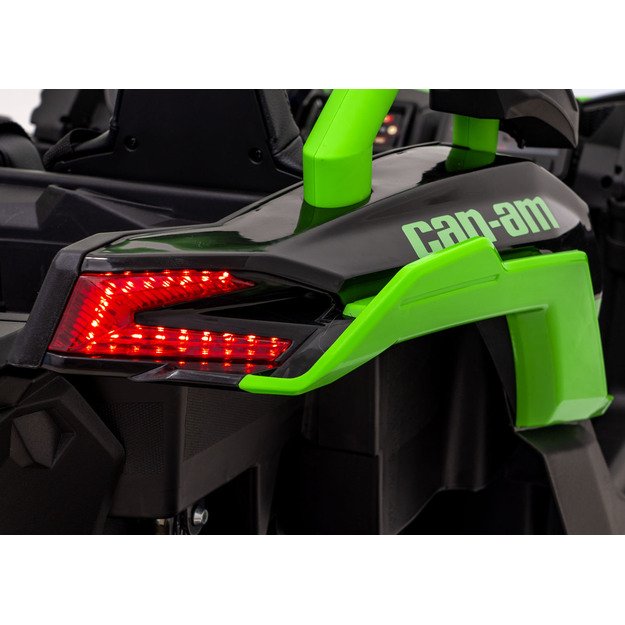 Dvivietis bagis Can-am Maverick Turbo RR STRONG, žalias