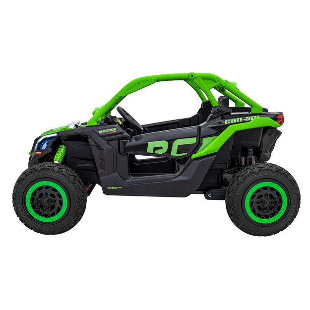 Dvivietis bagis Can-am Maverick Turbo RR STRONG, žalias