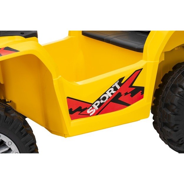 Keturratis su priekaba Sport TX ATV, geltonas