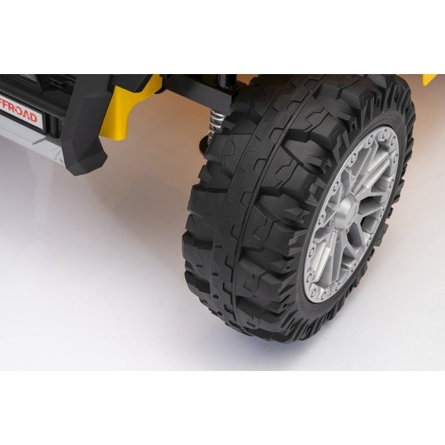 Keturratis su priekaba Sport TX ATV, geltonas